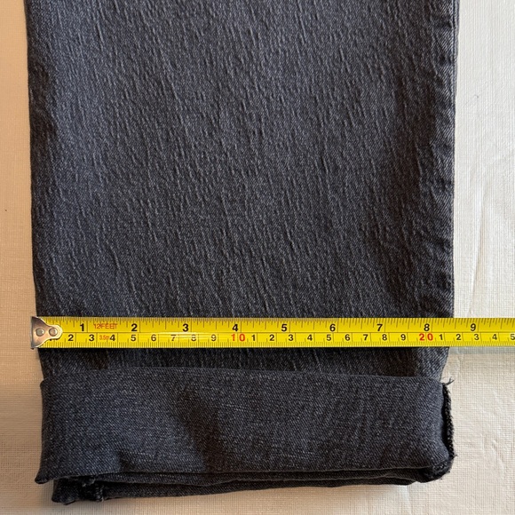 Madewell Women's Charcoal Curvy Perfect Vintage Straight Jeans Size 33 - Picture 14 of 14